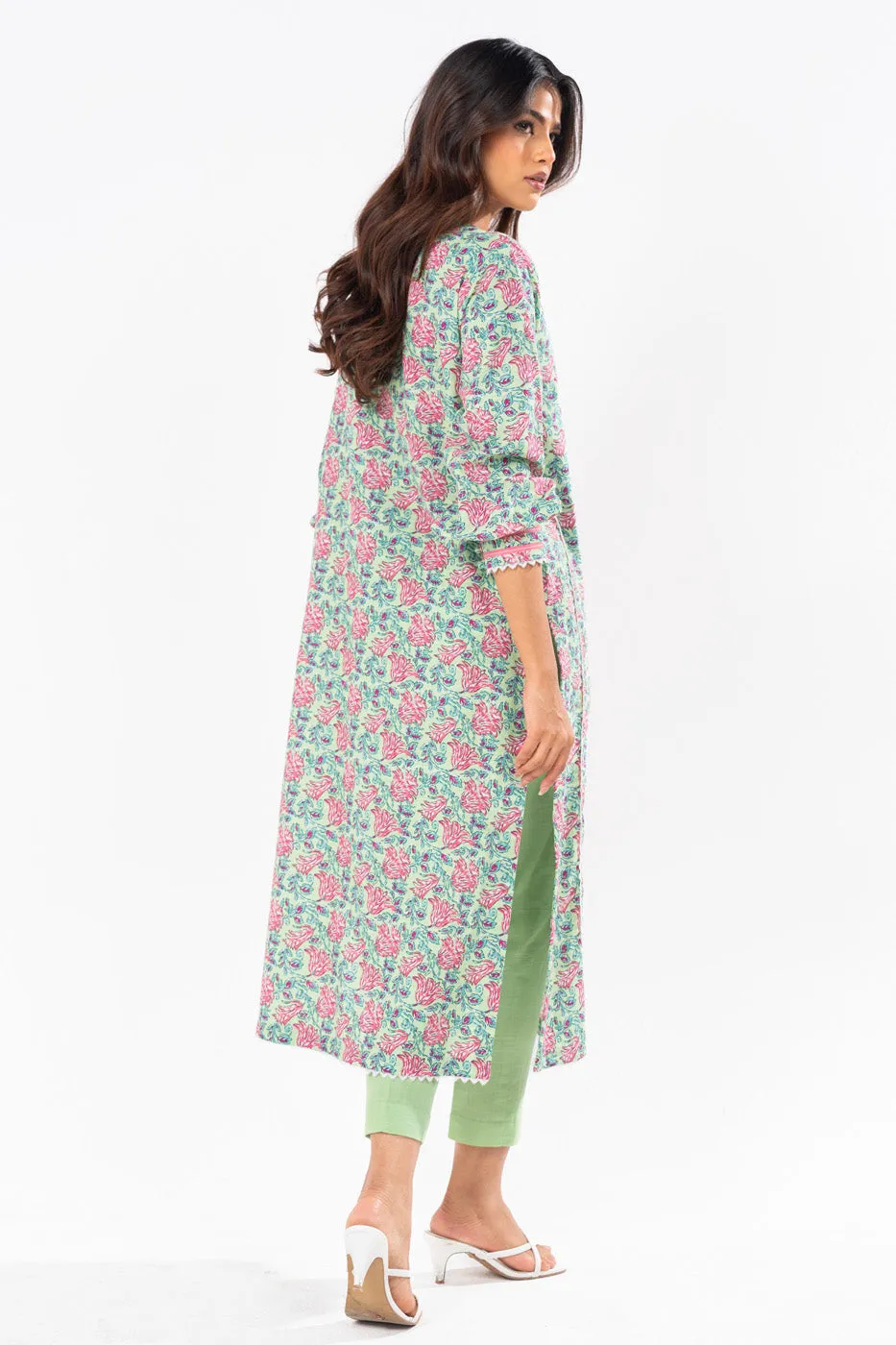 1 Pc Printed Khaddar Shirt 