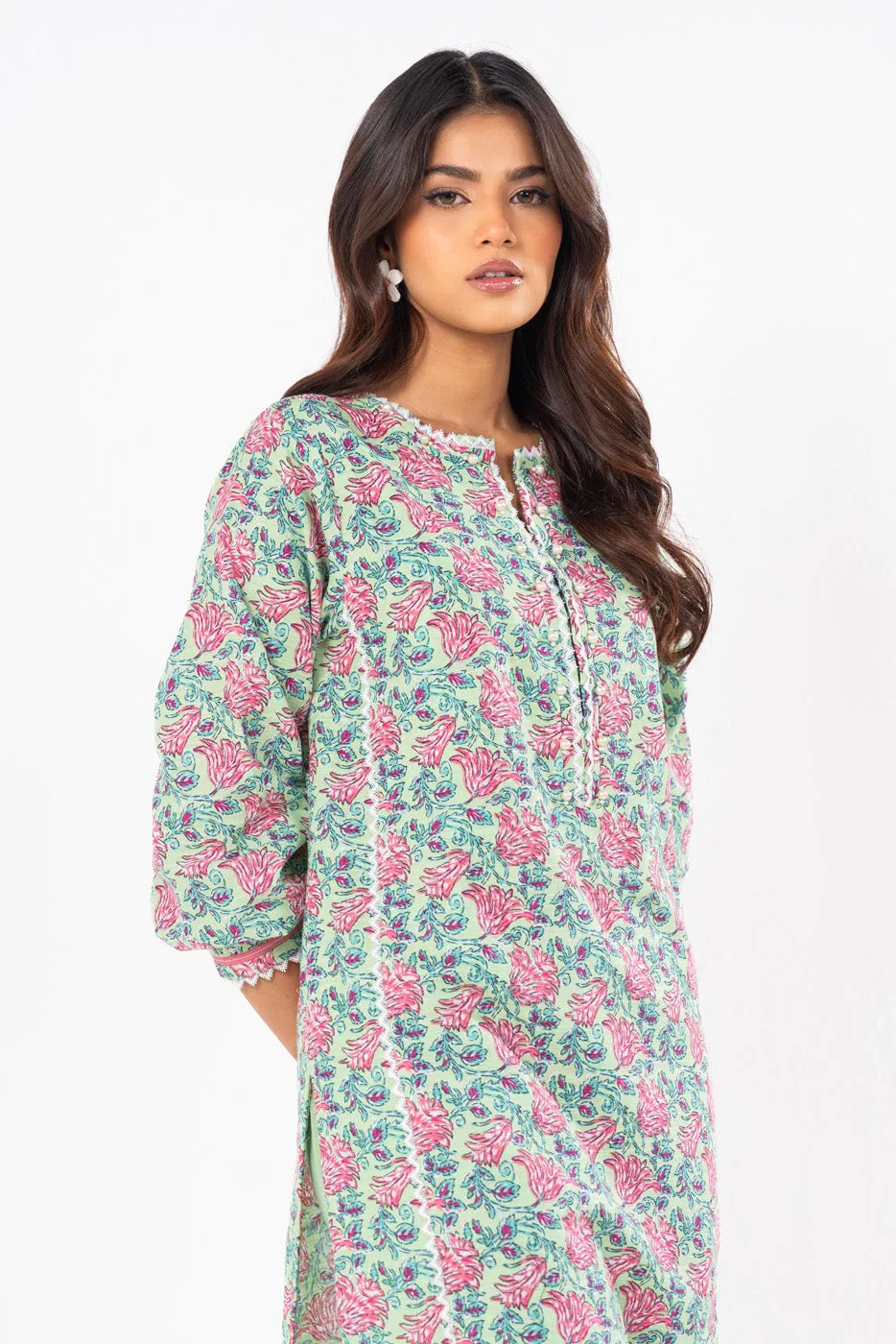 1 Pc Printed Khaddar Shirt 