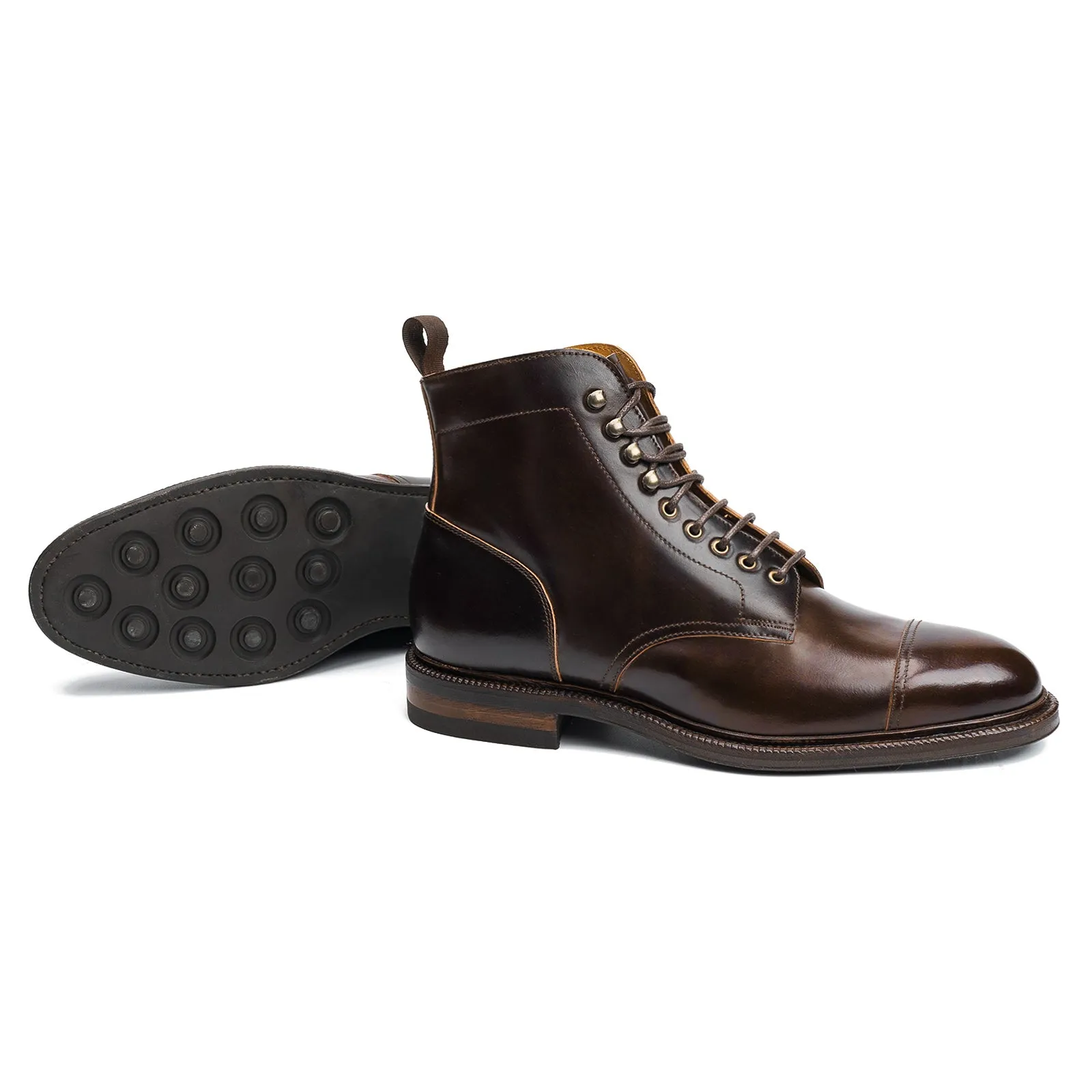 116210 - DARK COGNAC HORWEEN SHELL CORDOVAN - E (ULTRAFLEX SYSTEM)