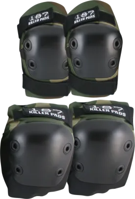 187 Combo Pack Knee/Elbow Pad Set Xs-Camo