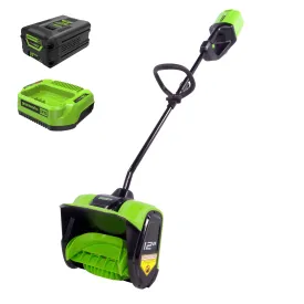 60V 12" Cordless Battery Snow Shovel w/ 4.0Ah Battery & Charger