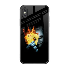 AAA Joker Glass Case for iPhone XS