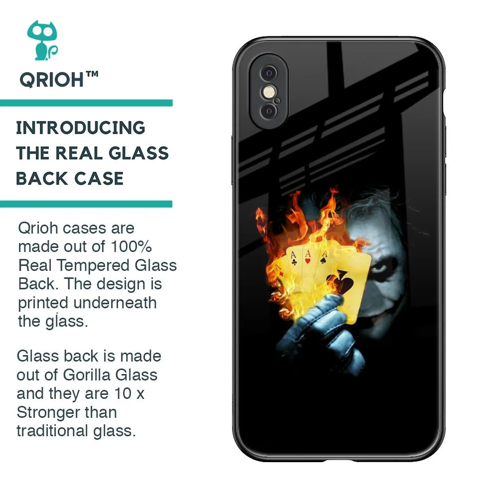 AAA Joker Glass Case for iPhone XS