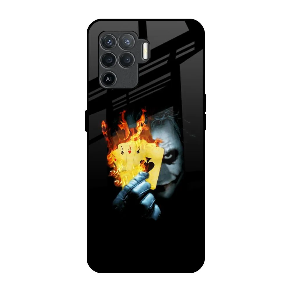 AAA Joker Glass Case for Oppo F19 Pro