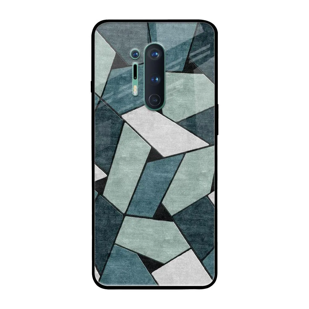 Abstact Tiles Glass Case for OnePlus 8 Pro