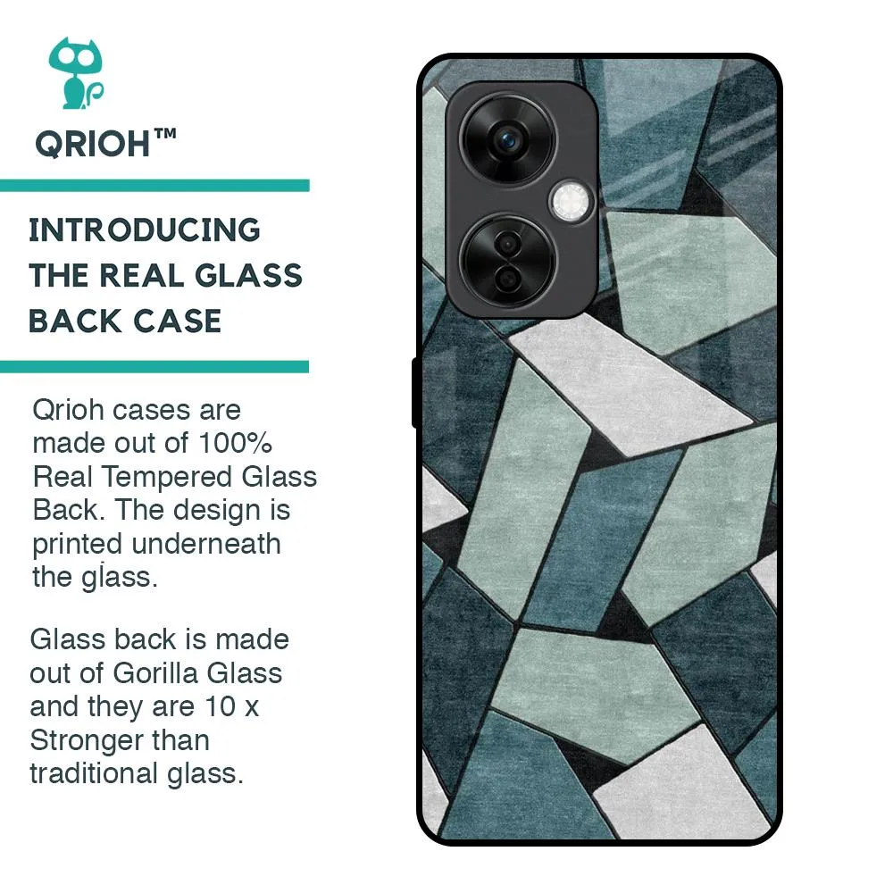 Abstact Tiles Glass Case for OnePlus Nord CE 3 5G