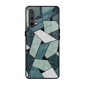 Abstact Tiles Glass Case for OnePlus Nord CE