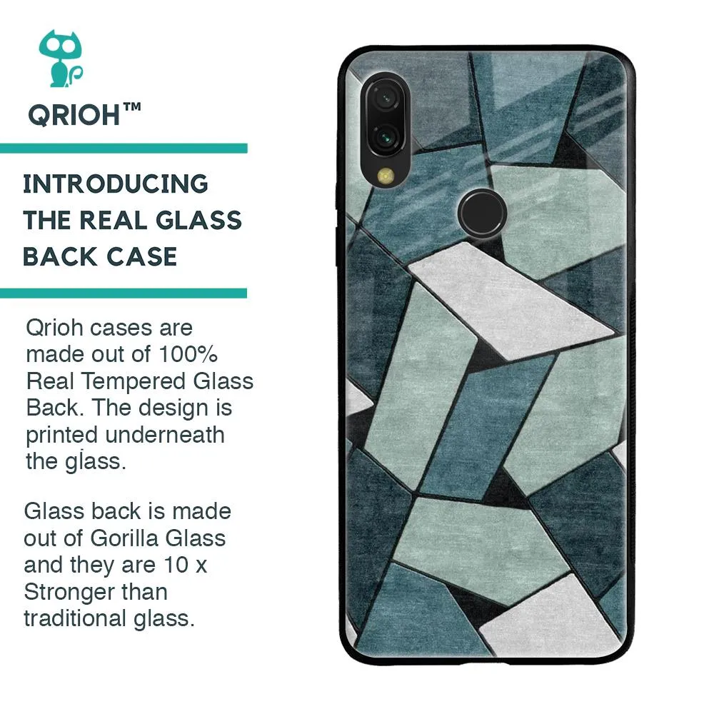 Abstact Tiles Glass Case for Xiaomi Redmi Note 7