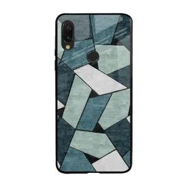 Abstact Tiles Glass Case for Xiaomi Redmi Note 7