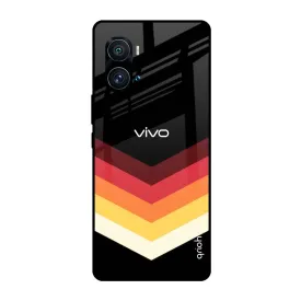 Abstract Arrow Pattern Glass Case For iQOO 9 Pro