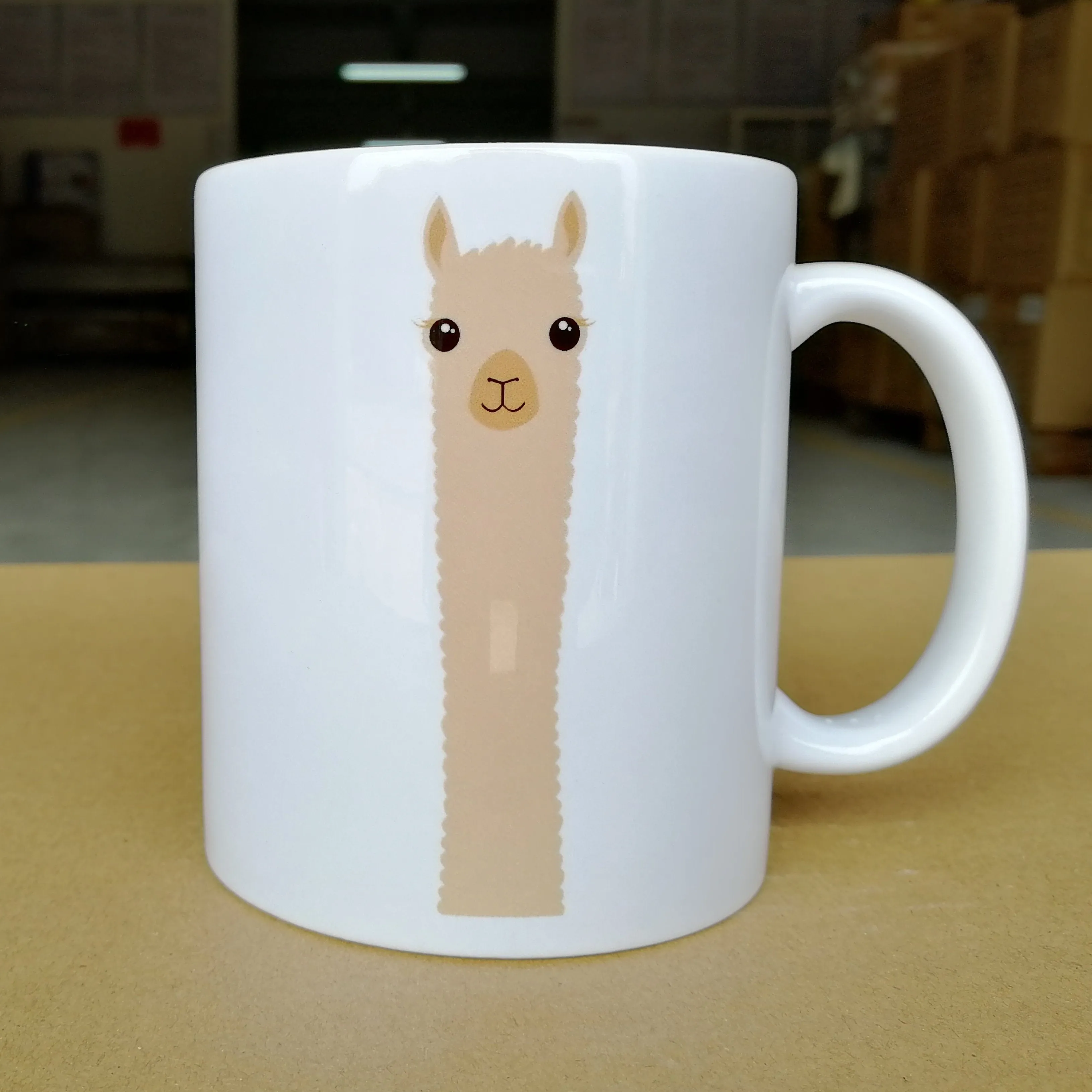 Alpaca Watching Coffee Mug