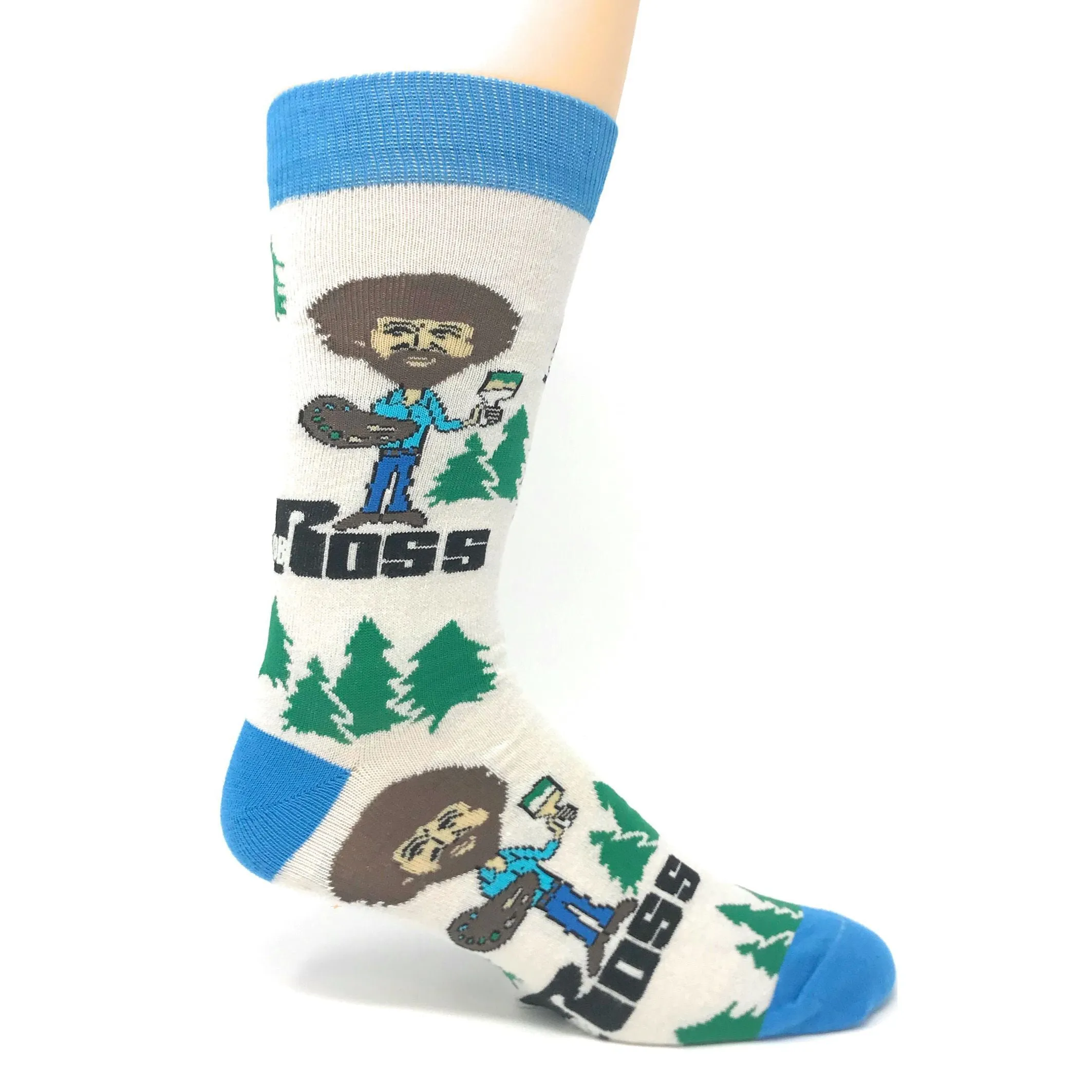 Always Bob Ross Socks