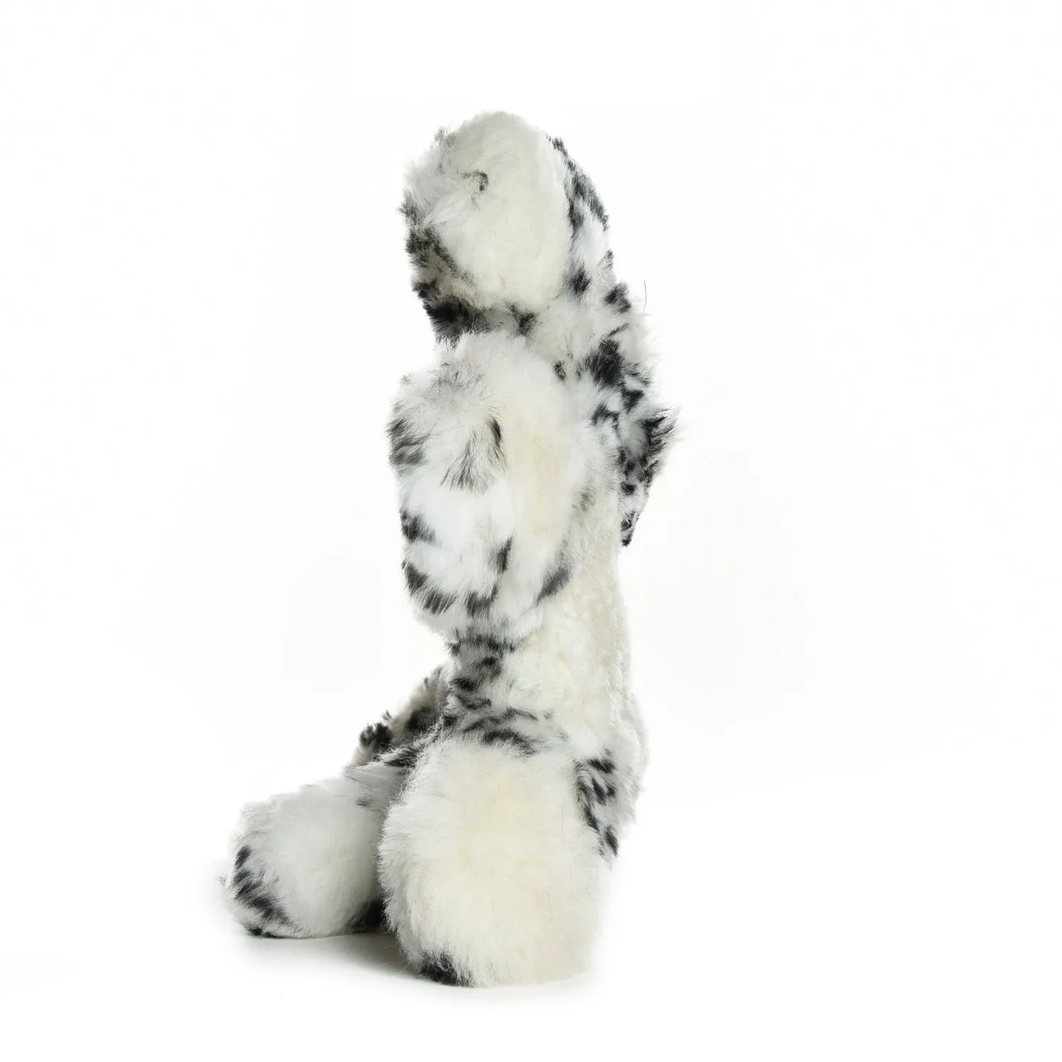 Amelia the Snow Leopard - Sheepskin Toy for Babies - 100% Premium Soft Australian Lambskin