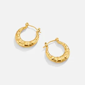 Anaya Geometric Gold Hoop Earrings