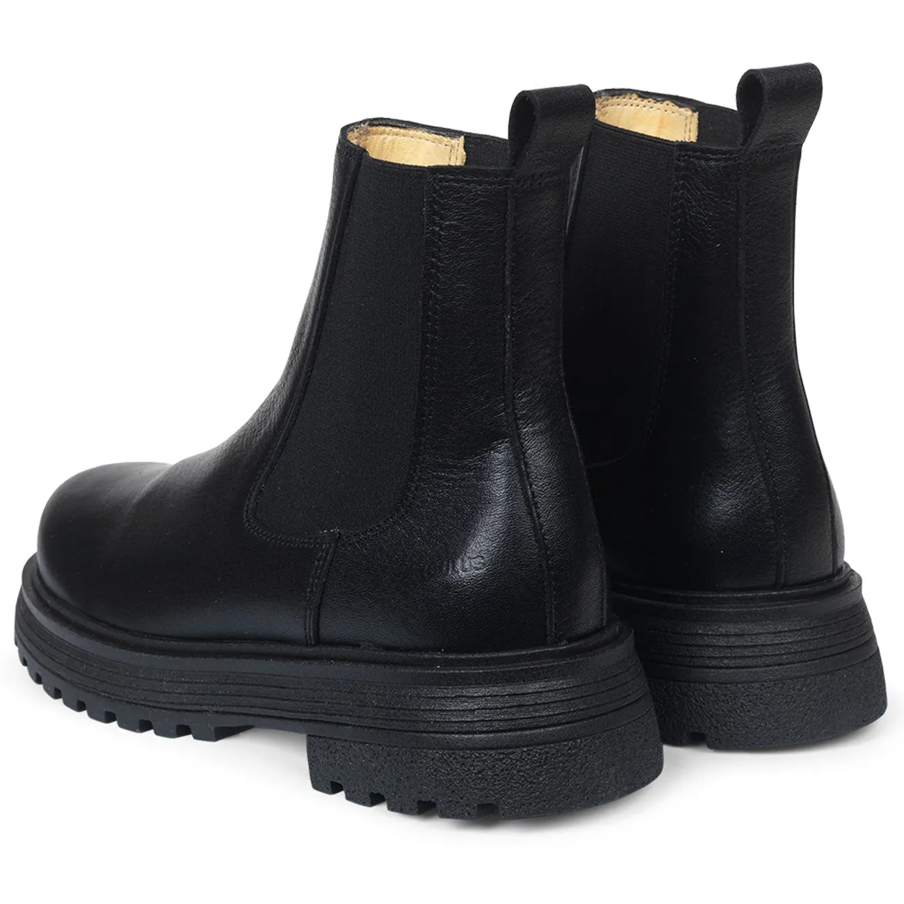 Angulus Chelsea Boots With Track Sole Black/Black