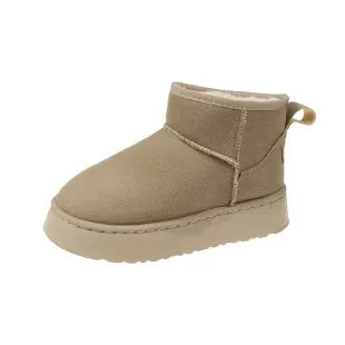 Anti-skid Sheepskin Snow Boots