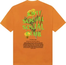 ANTI SOCIAL POPPY TEE "ORANGE"