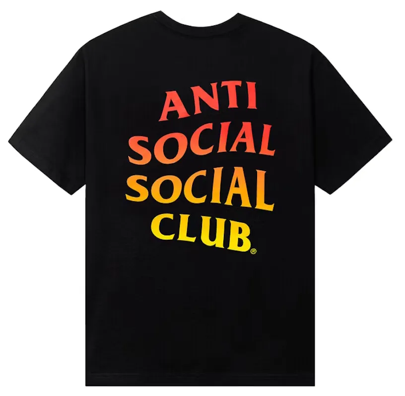 Anti Social Social Club Hot At First Tee Black