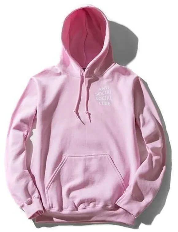 Anti Social Social Club Know You Better Hoodie Pink