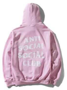 Anti Social Social Club Know You Better Hoodie Pink