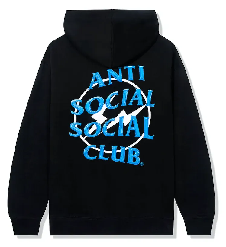 Anti Social Social Club x Fragment Precious Petals Hoodie (FW22) Black Blue