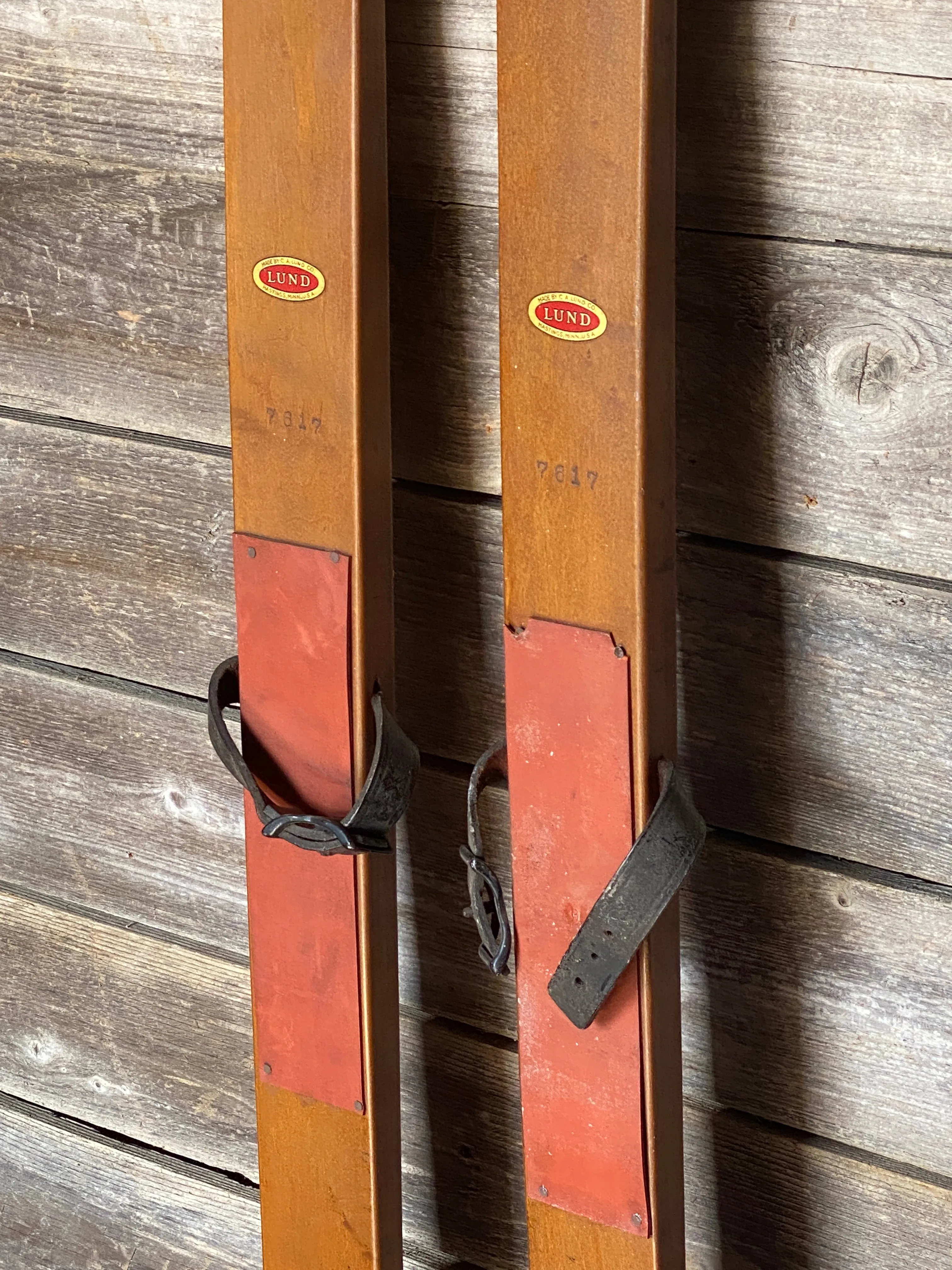 Antique Lund Skis