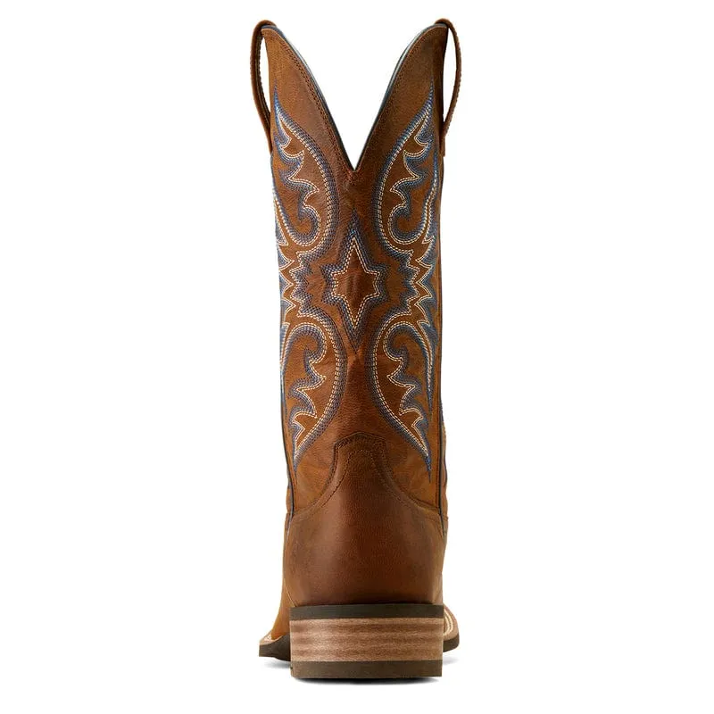 Ariat Men's Ricochet Weathered Chestnut Square Toe Cowboy Boots 10050938