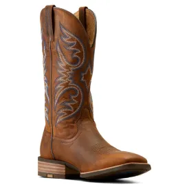 Ariat Men's Ricochet Weathered Chestnut Square Toe Cowboy Boots 10050938