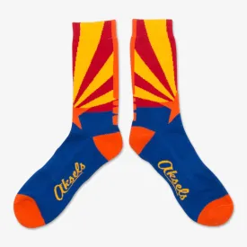 Arizona Flag Socks