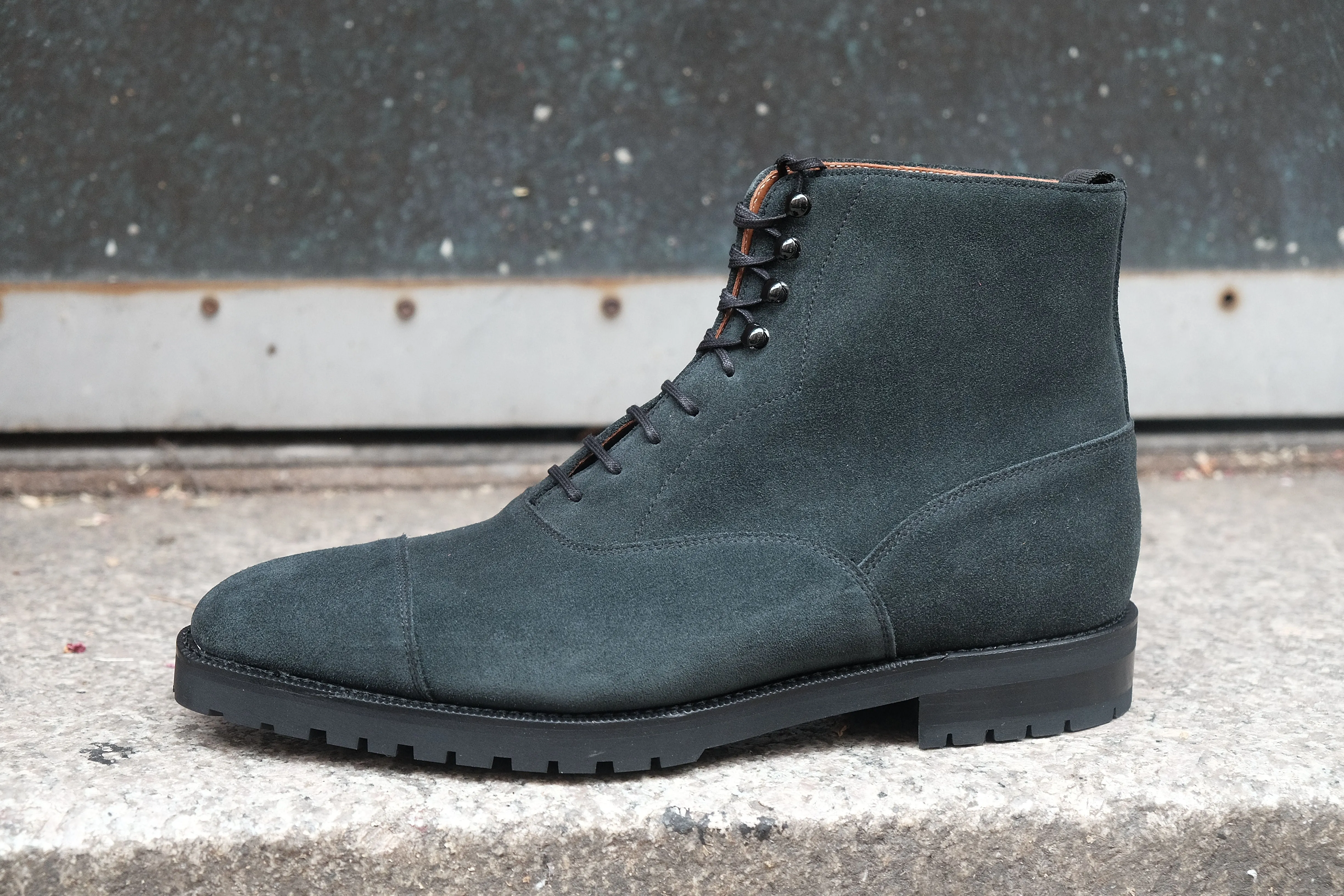 Ashworth - MTO - Charcoal Suede - MGF Last - Double Commando Sole