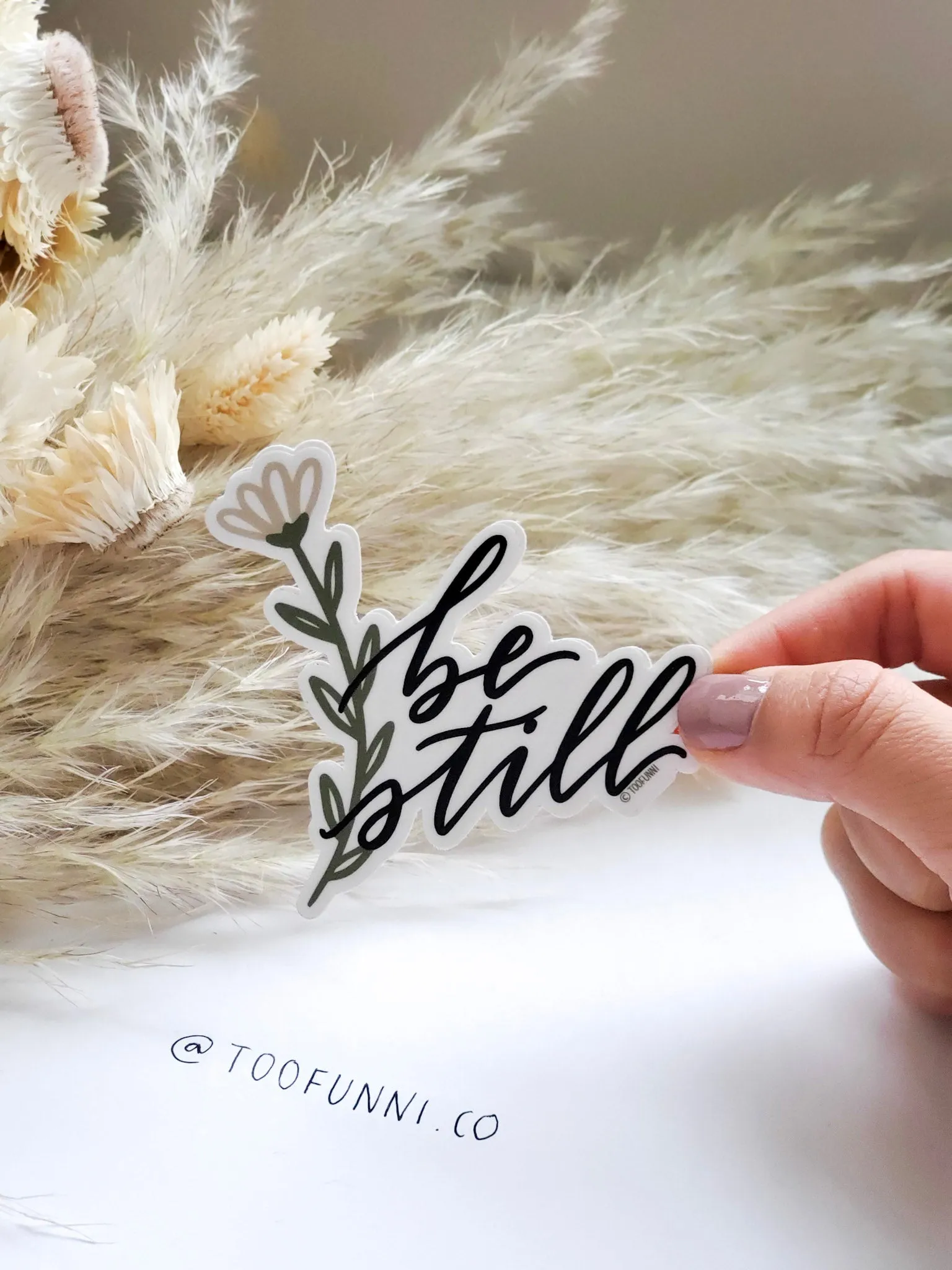 BE STILL - Vinyl Sticker