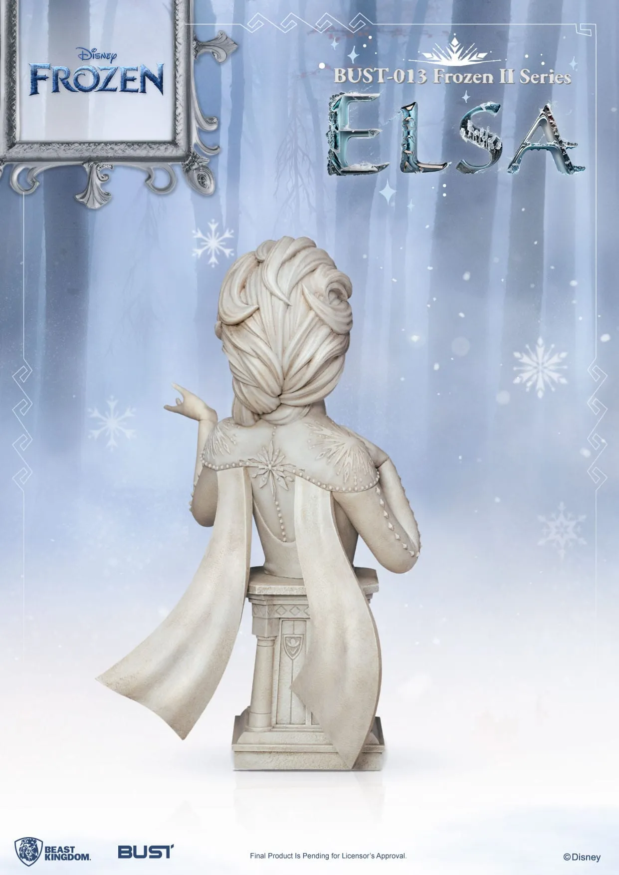 Beast Kingdom Frozen II Series Elsa PVC Bust