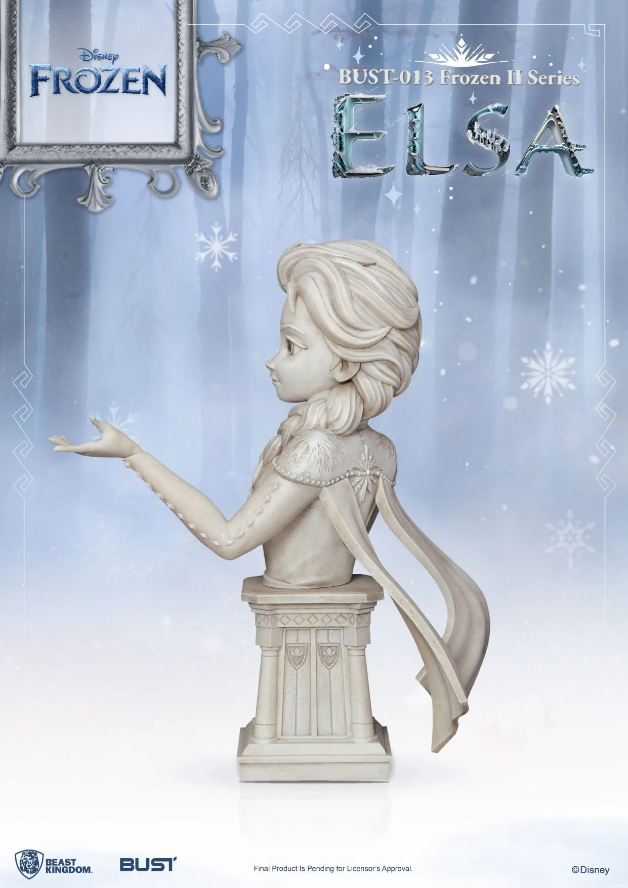 Beast Kingdom Frozen II Series Elsa PVC Bust