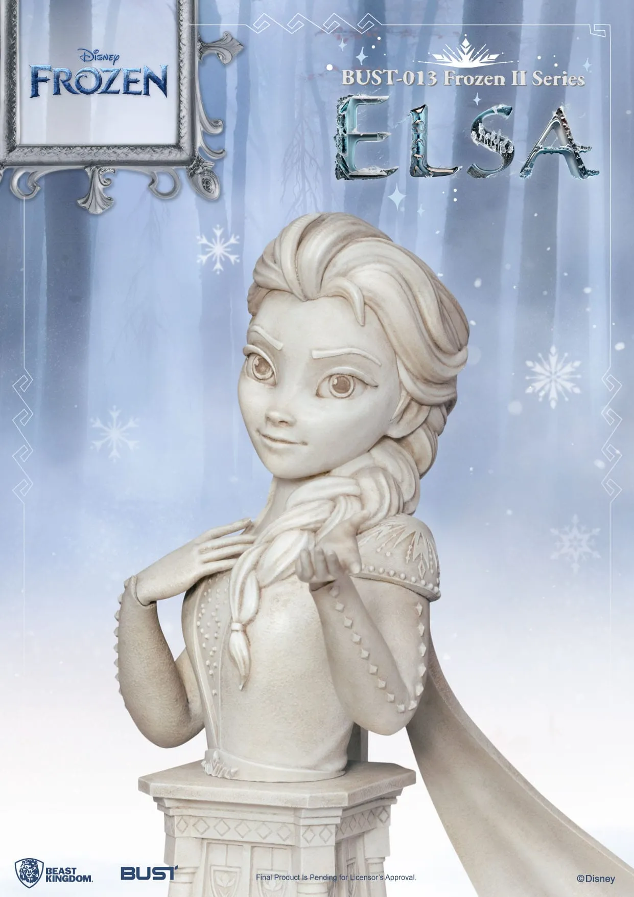 Beast Kingdom Frozen II Series Elsa PVC Bust