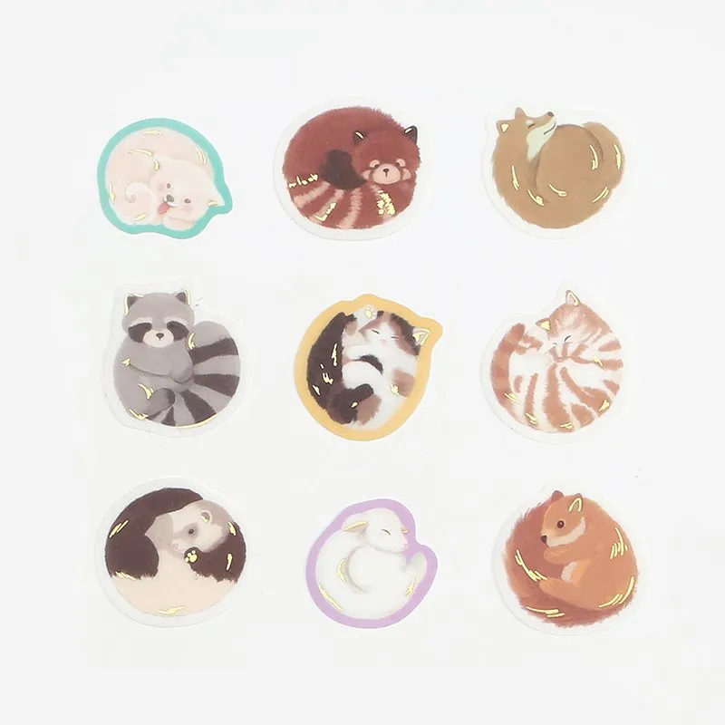 BGM Animals / Round Animals Flakes Seal