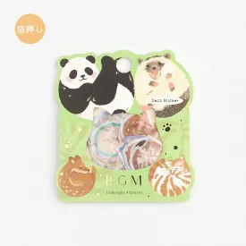 BGM Animals / Round Animals Flakes Seal