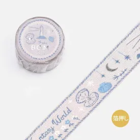 BGM Embroidered Ribbon Fantasy World Washi Tape