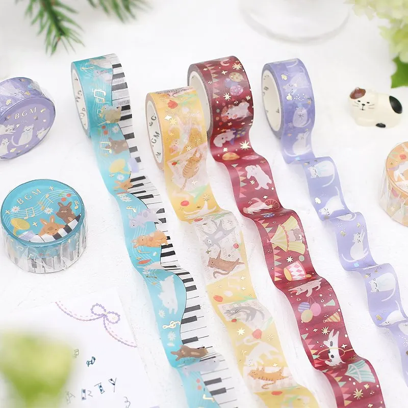 BGM Piano Meeting Washi Tape