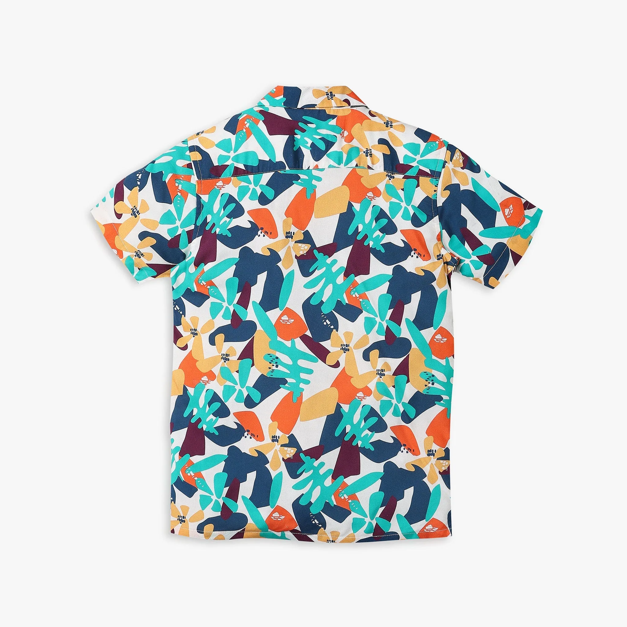 Boys Regular Fit Printed Shirt