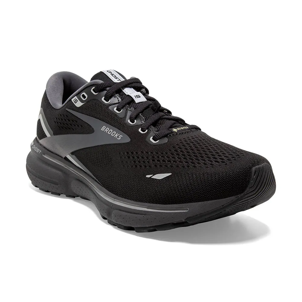 Brooks Ghost 15 GTX (Womens) - Black/Blackened Pearl/Alloy