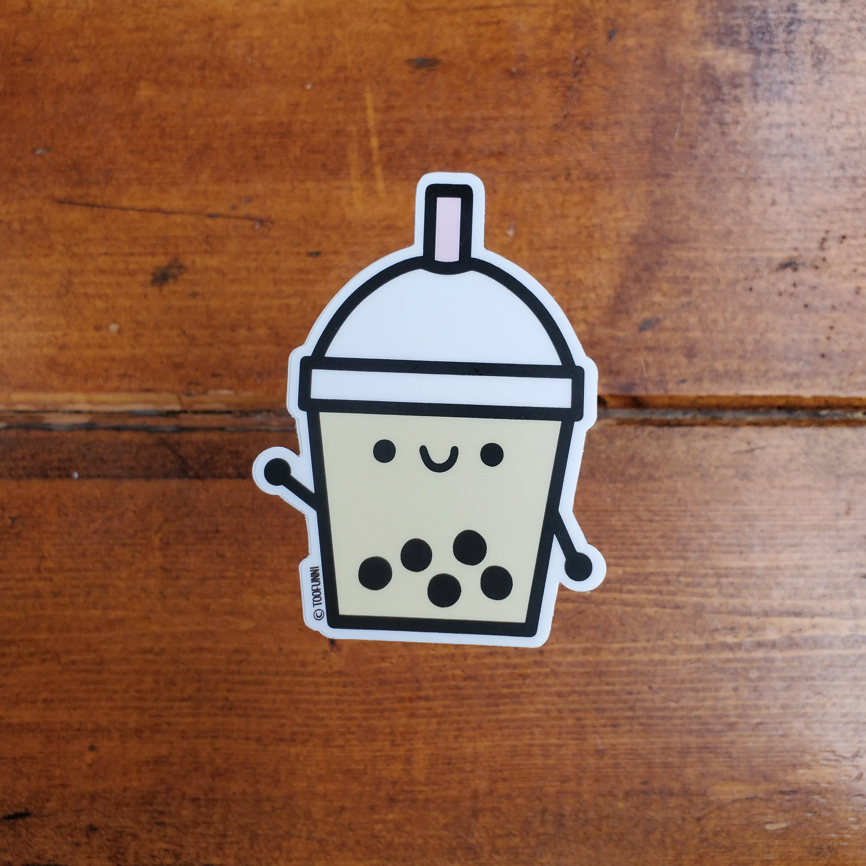 BUBBLE TEA PINK - Vinyl Sticker