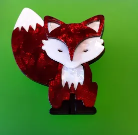 Cheeky Foxcub Brooch