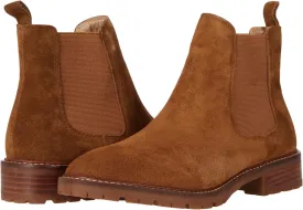 Chelsea Leopold Bootie Steve Madden Chestnut Suede