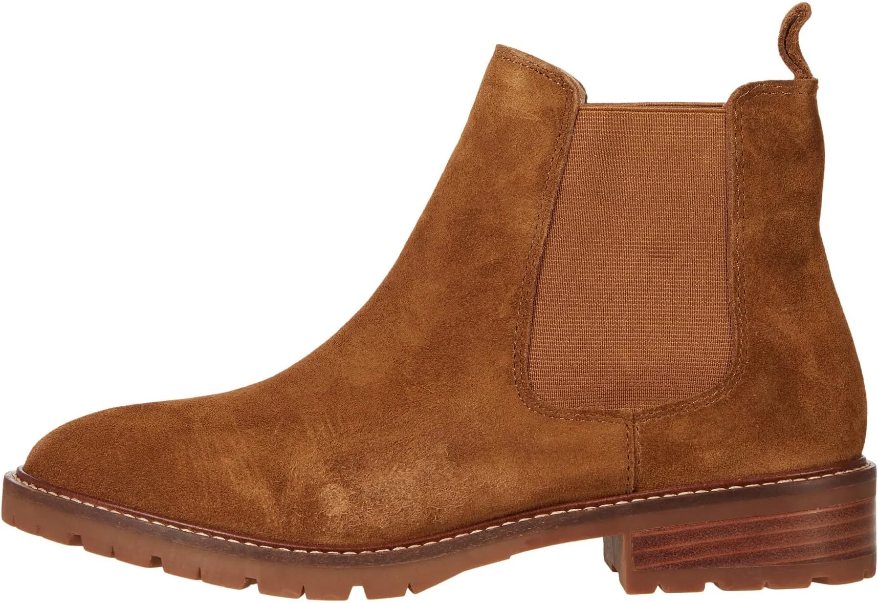 Chelsea Leopold Bootie Steve Madden Chestnut Suede