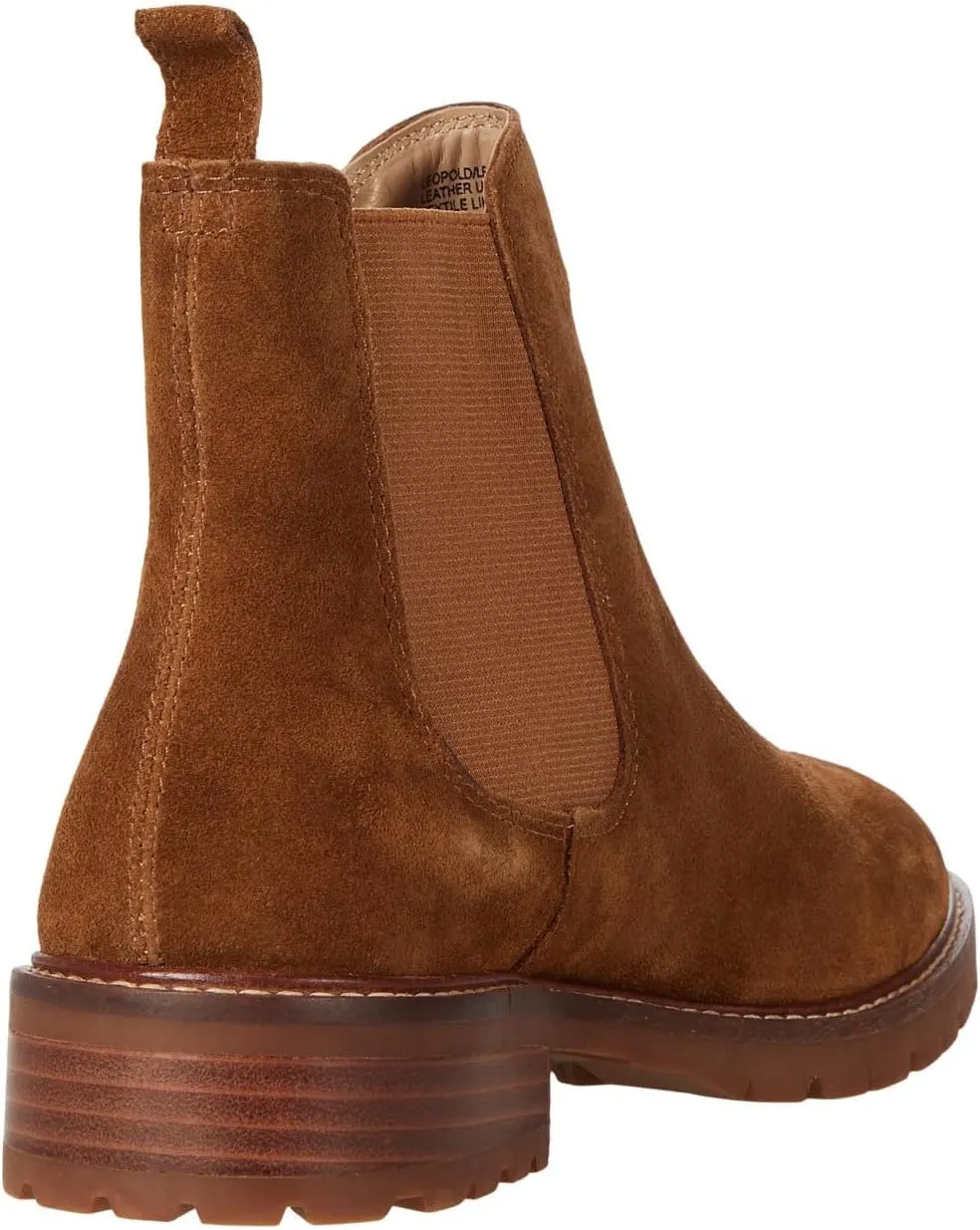 Chelsea Leopold Bootie Steve Madden Chestnut Suede