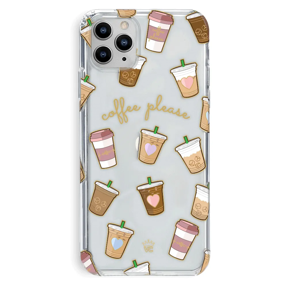 Coffee First iPhone Clear Case