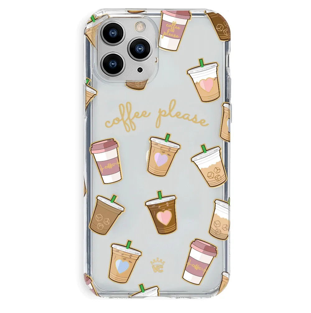 Coffee First iPhone Clear Case