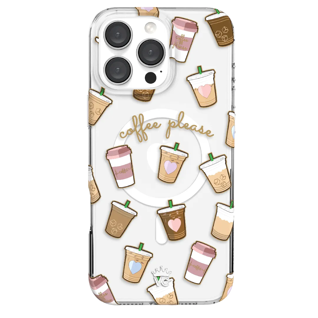 Coffee First iPhone Clear Case