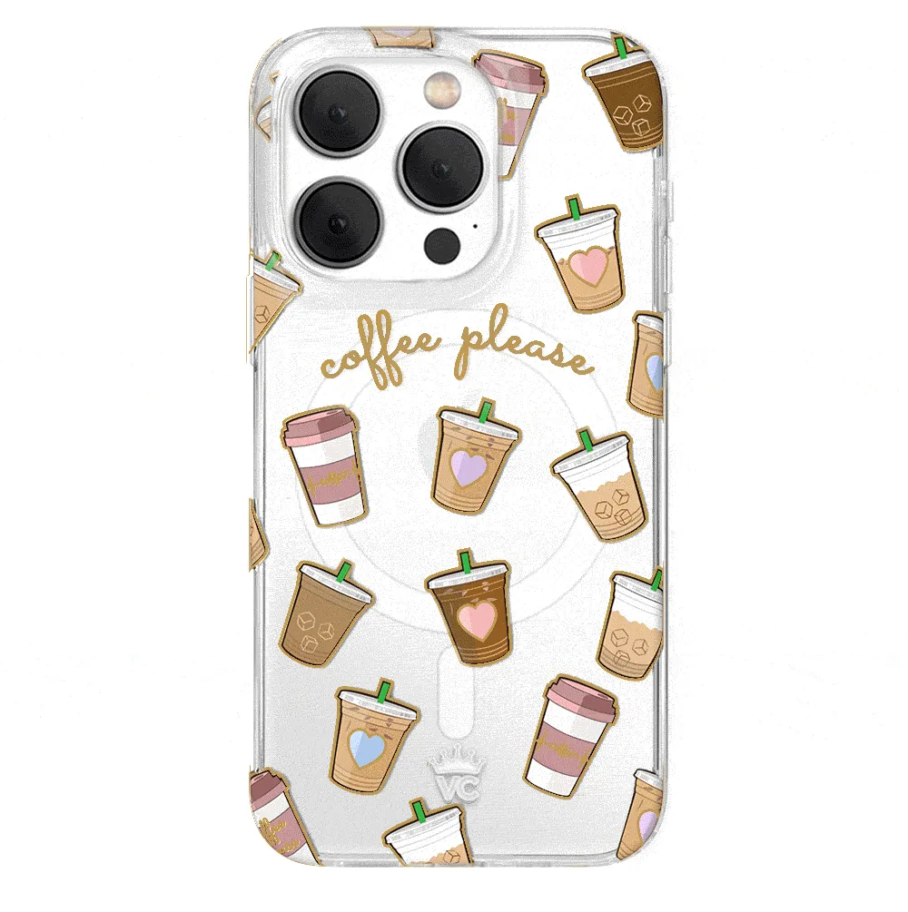 Coffee First iPhone Clear Case