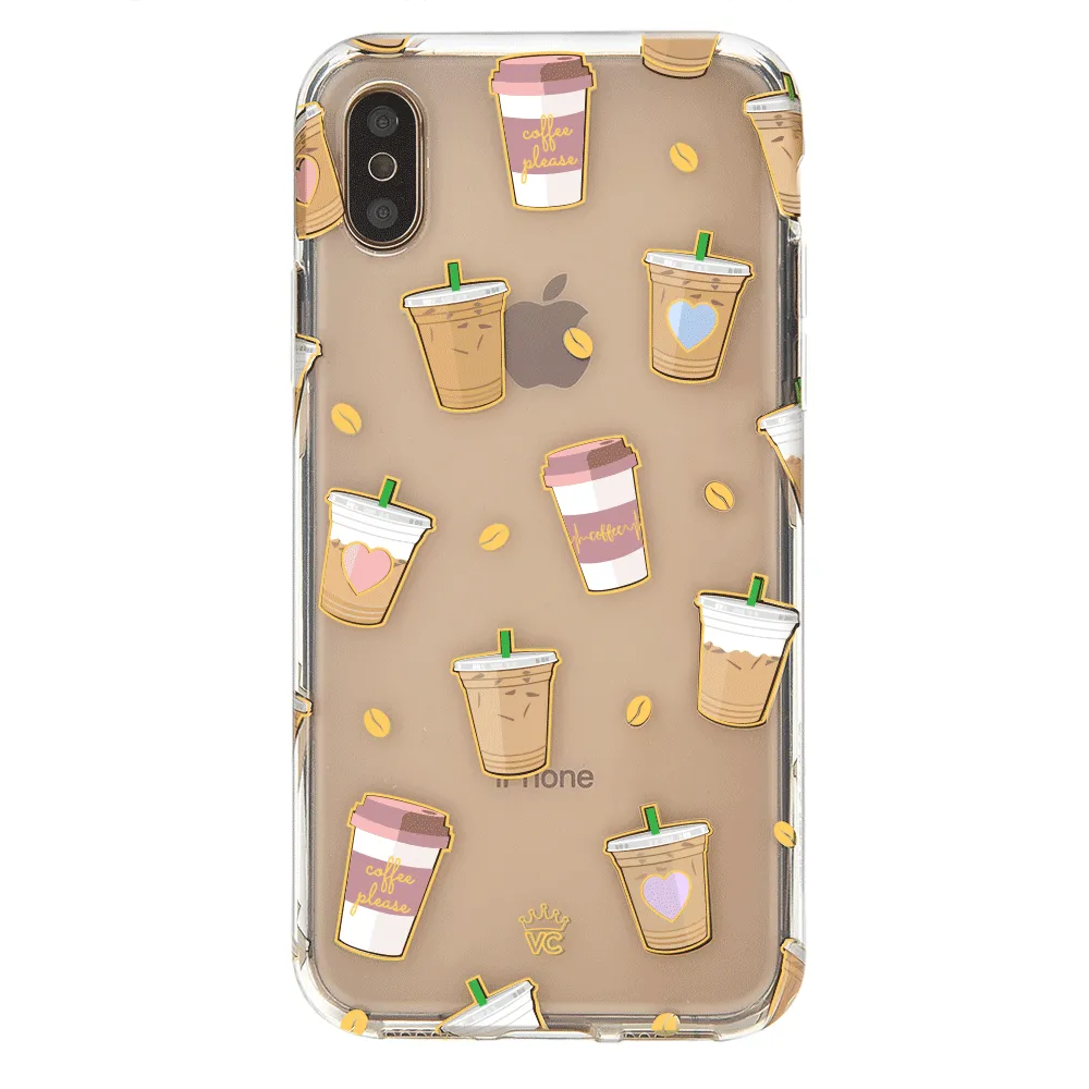 Coffee First iPhone Clear Case